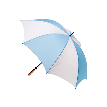 Clifton Albatross Golf 132cm Manual Windproof Umbrella - Sky/White