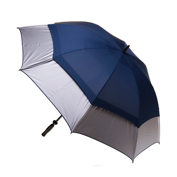 Clifton Golf Reinforced Hurricane 133cm Windproof Umbrella - Navy/Silver