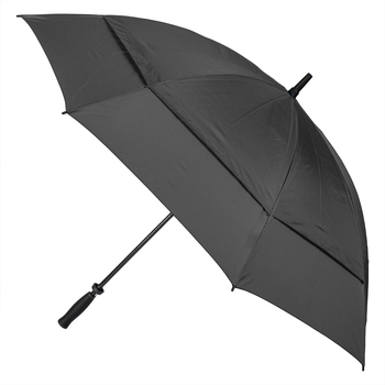 Clifton Reinforced Windpro PLUS Vented Golf Umbrella - Charcoal Grey