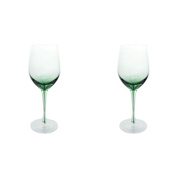 2PK LVD Stemmed Juniper 22.5cm Red Wine Glass Drink Cup - Green