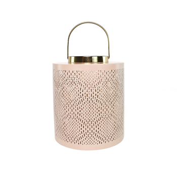 Rayell Lantern Candle Holder Muttrah Dusty Pink Medium 26x28x26cm