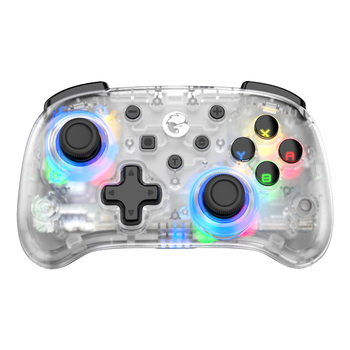 GameSir T4 Mini Wired/Bluetooth Game Controller Translucent White