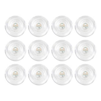 48pc Antheia Green Homewares PET Plant Pot Saucer 20cm - Clear