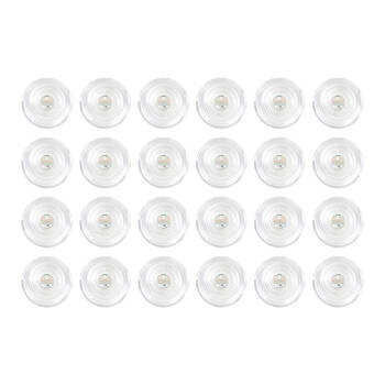 96pc Antheia Green Homewares PET Plant Pot Saucer 20cm - Clear