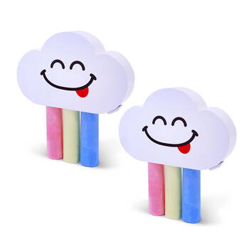 8pc Good Banana Chalksters Rainbow Sidewalk Chalk Toy 3y+