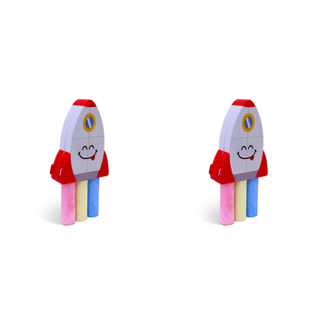 8pc Good Banana Chalksters Spaceship Sidewalk Chalk Toy 3y+