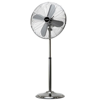 Goldair 3-Speed 45cm/60W Pedestal Fan - Black Chrome