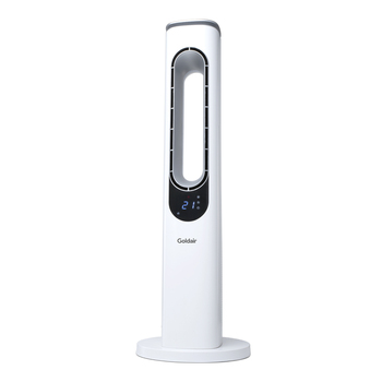 Goldair 94cm 50W Bladeless Tower Fan w/Remote White