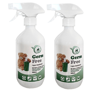 2x Pram Spa 500ml Germ Free Eco Friendly Non Toxic Fabric Disinfectant