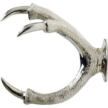 Garden Glory Claw Wall Mount Hose Holder - Silver/Chrome