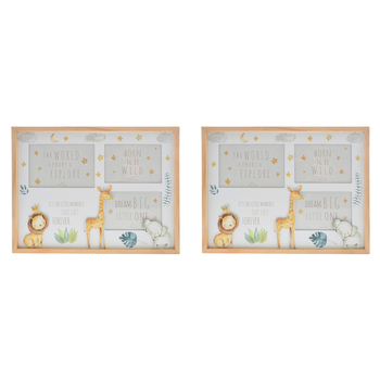 2PK Gibson Gifts Little Moments Collage Picture Frame 36x27cm