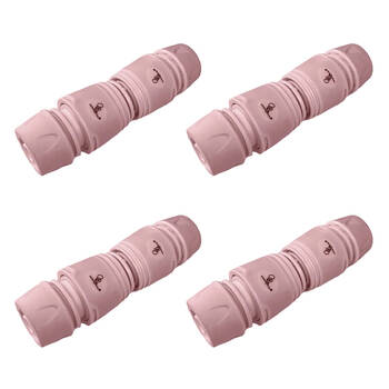 4PK Garden Glory Hose Extension Connector For Waterhose - Rusty Rose