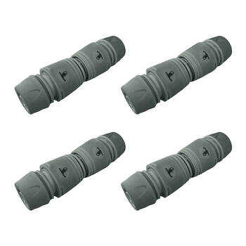4PK Garden Glory Hose Extension Connector For Waterhose - Eucalyptus Leaf