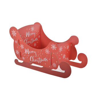 Gibson Gifts Merry Christmas Themed Sleigh Gift Box Large 280x550x320mm