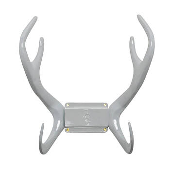 Garden Glory Reindeer Wall Mounted Hose Holder - Graceful Rock Grey