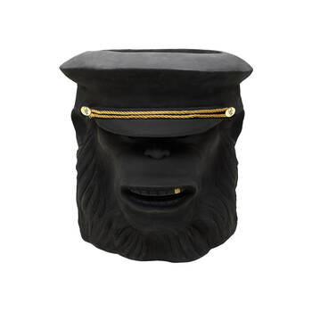 Garden Glory Monkey Flower/Plant Pot Decor Large - Black