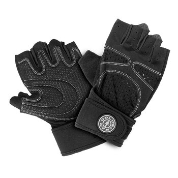 Gold's Gym S/M Training Gloves Weight Lifting Fitness Workout w/Wrist Strap