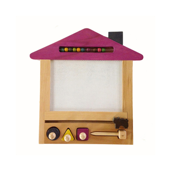 Kiko & gg Oekaki House Wooden Drawing Board Kids 3y+ Toy Cat