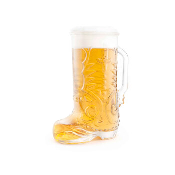 Final Touch 650ml Wild West Cowboy Boot Beer Glass