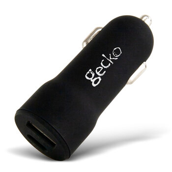 Gecko USB-A/USB-C Car Charger - Black