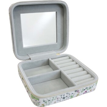 LVD MDF Linen 13x14cm Jewellery Cube Storage Rectangle - Garden