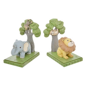Gibson Gifts Animal Baby Bookend Pair Nursery Shelf Decor