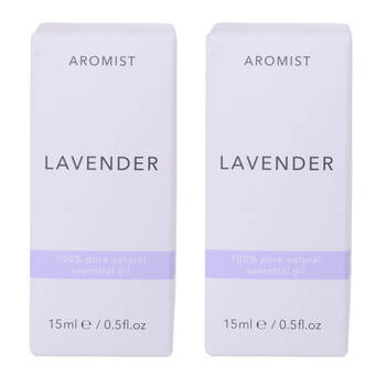 2PK Gibson Gifts Aromist Oil Aromatherapy 15ml - Lavender Scent