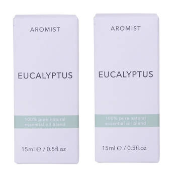 2PK Gibson Gifts Aromist Oil Aromatherapy 15ml - Eucalyptus Scent