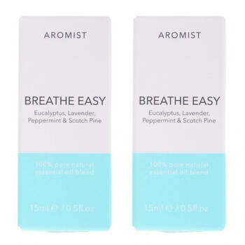 2PK Gibson Gifts Aromist Oil Aromatherapy 15ml - Breathe Easy