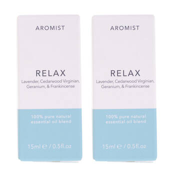 2PK Gibson Gifts Aromist Oil Aromatherapy 15ml - Relax