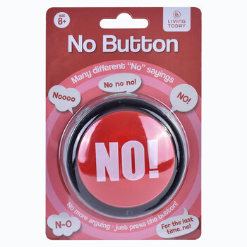 Living Today No! Sound Effect Novelty Joke Button 8+
