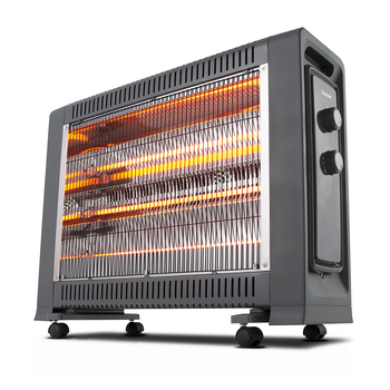 Goldair 65.5cm 2400W Radiant Heater w/ Fan Charcoal