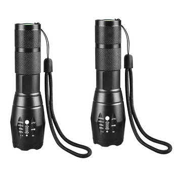 2PK Sansai Tactical Grade Ultra Bright Camping/Hiking/Outdoors LED Torch