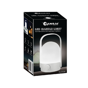 Sansai Portable LED Handle Dual Warm/Cool Camping Light White