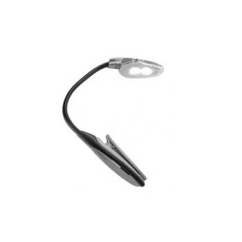 Portable Travel Flexible Neck Clip-on LED Lamp