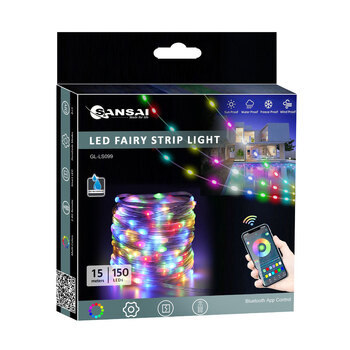 Sansai 15m RGB LED Fairy Strip Lights w/Remote