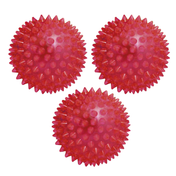 3PK Fumfings Novelty Flashing Spikey Air Balls 8cm - Assorted