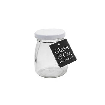48PK The Styled Room 100ml Cleo Milk Glass Jar Assorted - Black/Gold/White