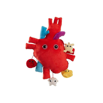 Giant Microbes XL Heart Organ Soft Stuffed Plush Toy