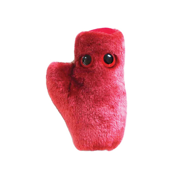 Giant Microbes Heart Cell Soft Stuffed Plush Toy Red