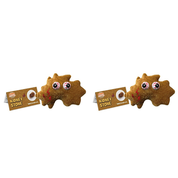 2PK Giant Microbes Kidney Stone Soft Stuffed Plush Toy
