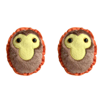 2PK Giant Microbes Monkeypox Virus Kids Soft Plush Educational Toy