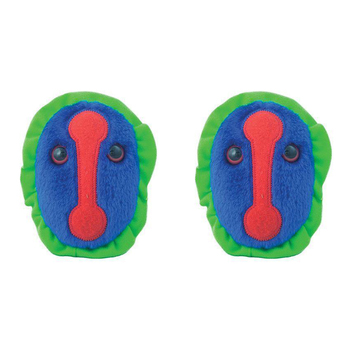 2PK Giant Microbes Smallpox Soft Stuffed Plush Cuddle Toy