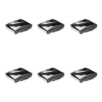 6PK Elemental Compact Emergency Blanket 200x137cm - Black