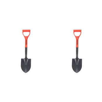 2PK Elemental Jeep Durable Steel Blade Compact Shovel 65cm
