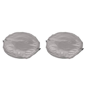 2PK Elemental 45L Portable Collapsible Bin 55x34.5cm - Grey