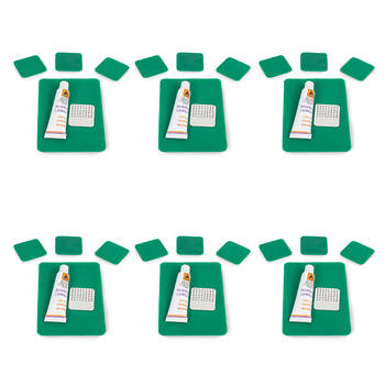 6PK Elemental Rubber Repair Patch Kit For Camping Tent