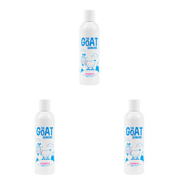 3PK The Goat Skincare Gentle Moisturising Shampoo 250ml for Sensitive Skin