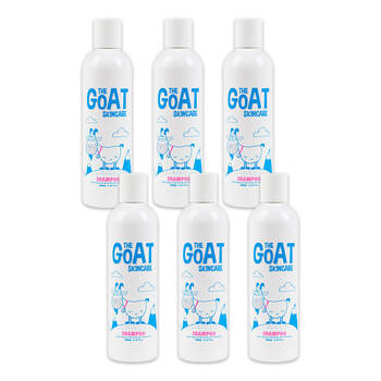 6PK The Goat Skincare Gentle Moisturising Shampoo 250ml for Sensitive Skin