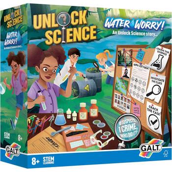 Galt Unlock Science Water Kids/Children STEM Learning Science Kit 8y+